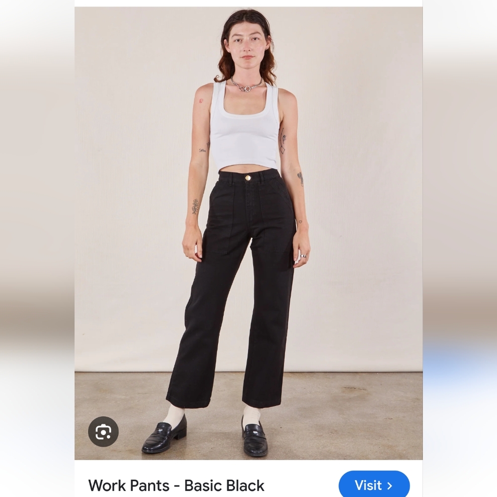 Big bud press work pants S petite black